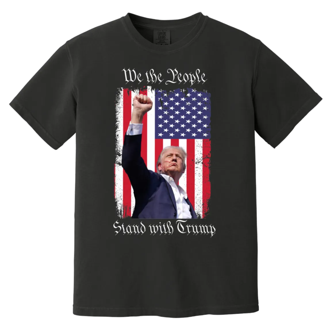 Trump "We The People" Comfort Colors Tee - Powerful Front-Only Design