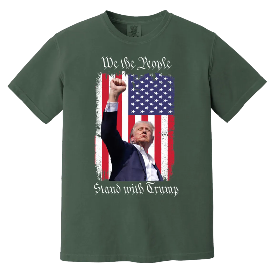 Trump "We The People" Comfort Colors Tee - Powerful Front-Only Design