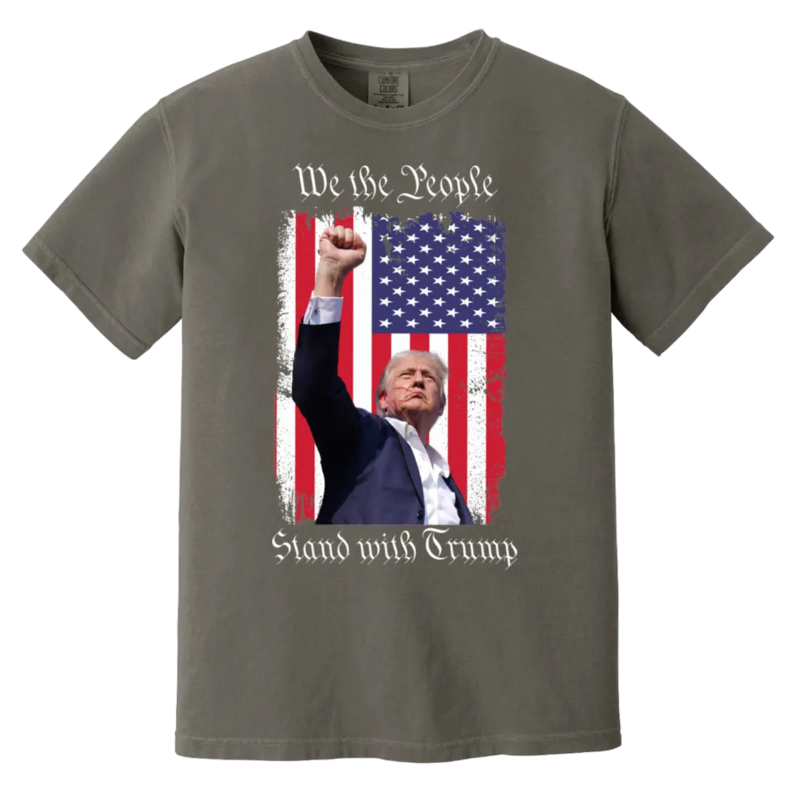 Trump "We The People" Comfort Colors Tee - Powerful Front-Only Design