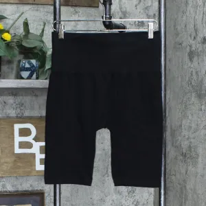 Unbranded Womens High Waist Shaping Shorts 1643d9bb652035 Black One Size