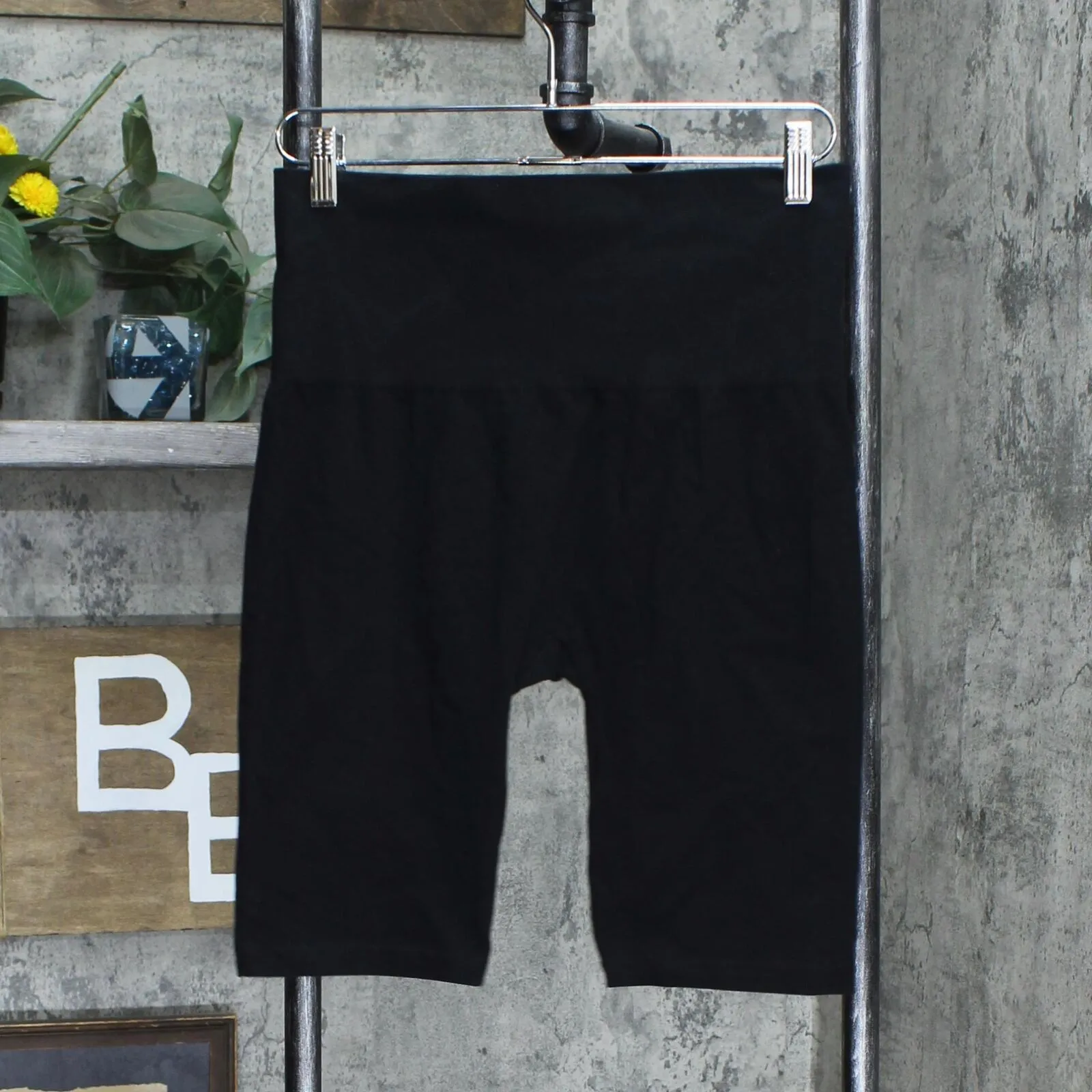 Unbranded Womens High Waist Shaping Shorts 1643d9bb652035 Black One Size