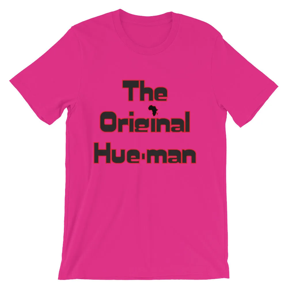 Unisex short sleeve Hue-Man t-shirt