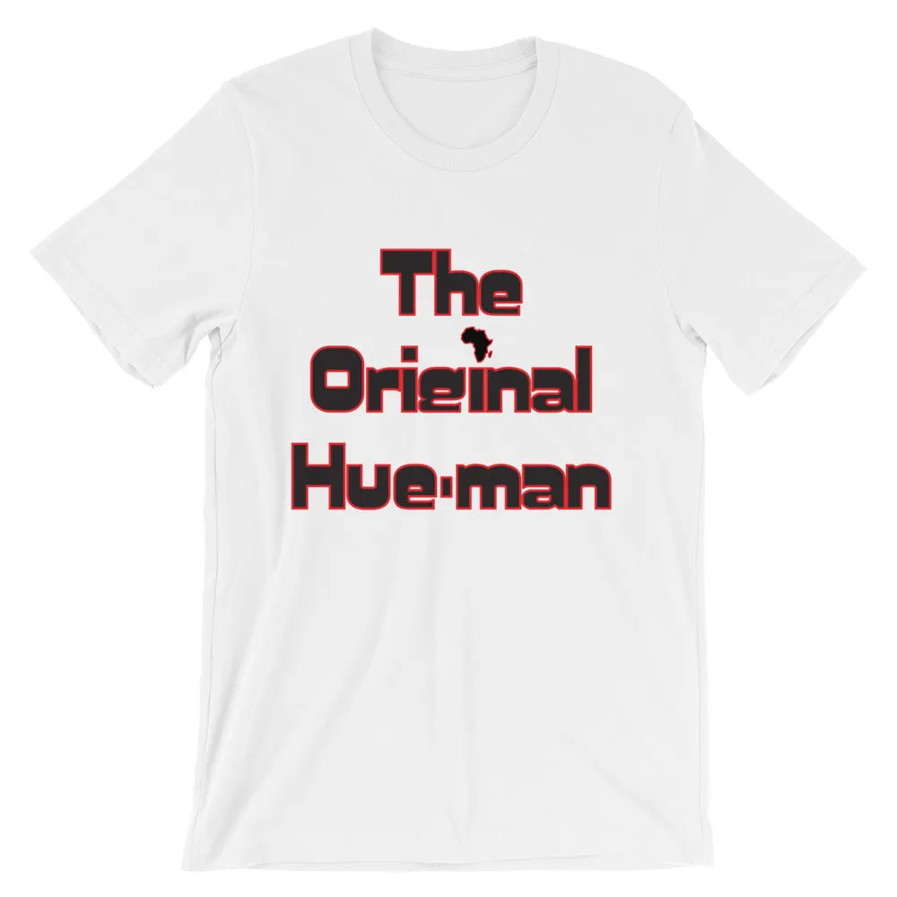 Unisex short sleeve Hue-Man t-shirt