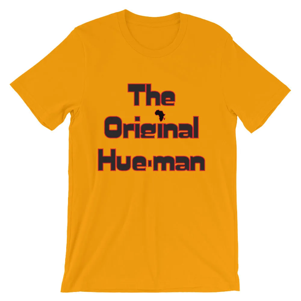 Unisex short sleeve Hue-Man t-shirt