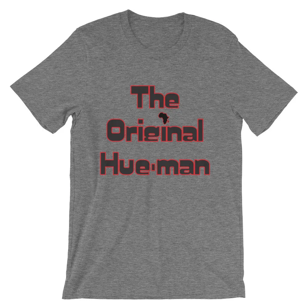 Unisex short sleeve Hue-Man t-shirt