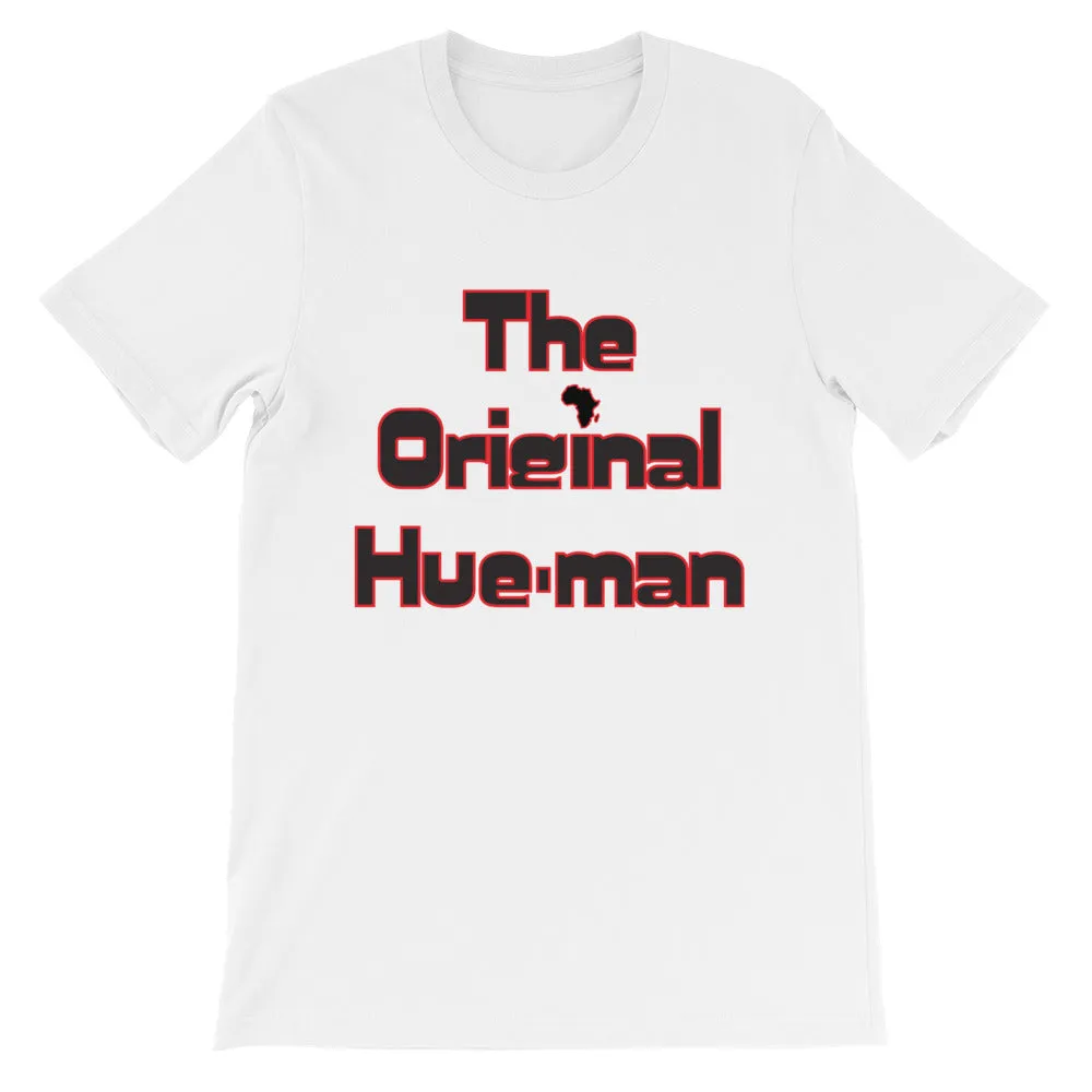 Unisex short sleeve Hue-Man t-shirt