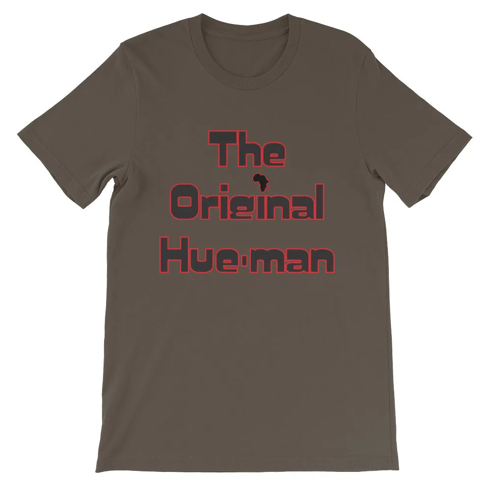 Unisex short sleeve Hue-Man t-shirt