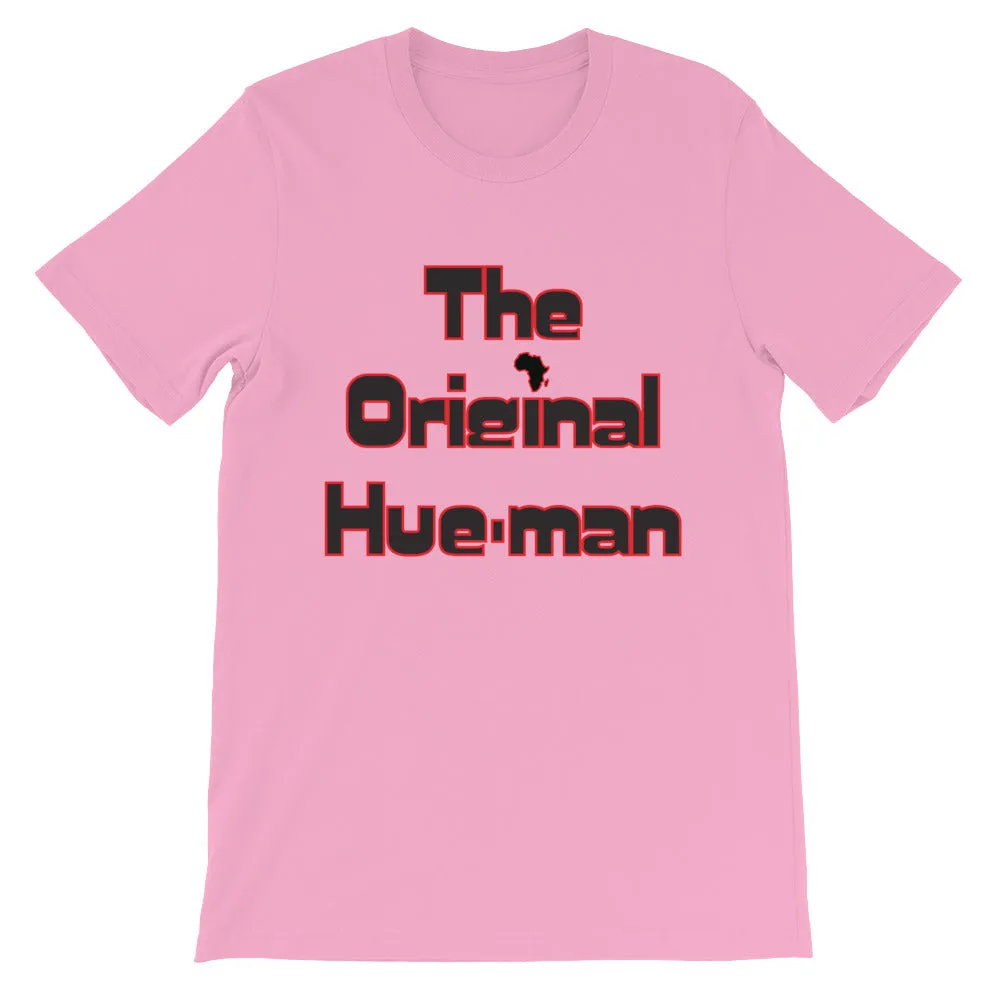 Unisex short sleeve Hue-Man t-shirt