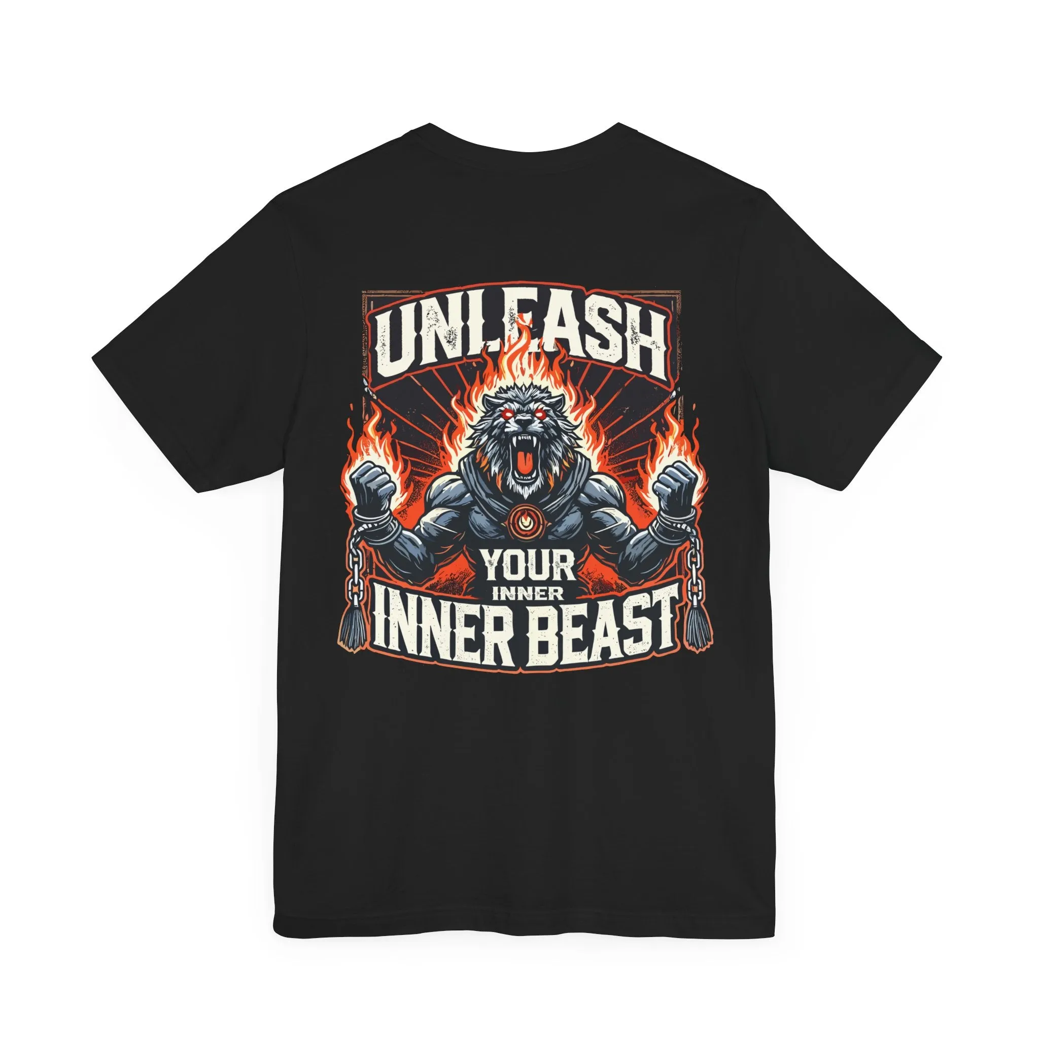 Unleash Your Inner Beast Inspirational Gym Shirt - Motivation for Your Workout - RISE SOVEREIGN