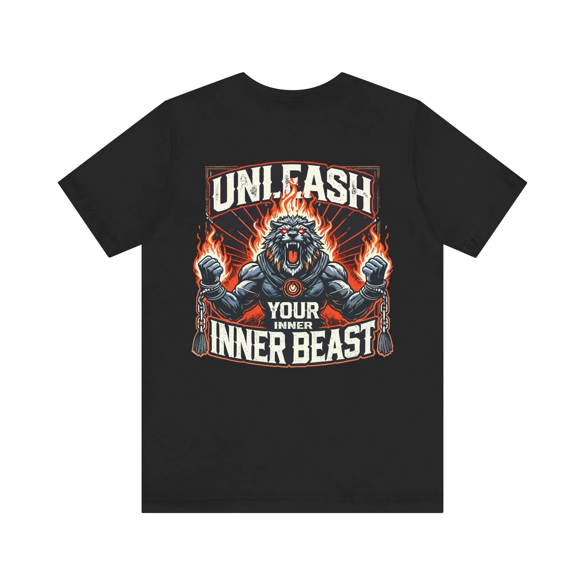 Unleash Your Inner Beast Inspirational Gym Shirt - Motivation for Your Workout - RISE SOVEREIGN
