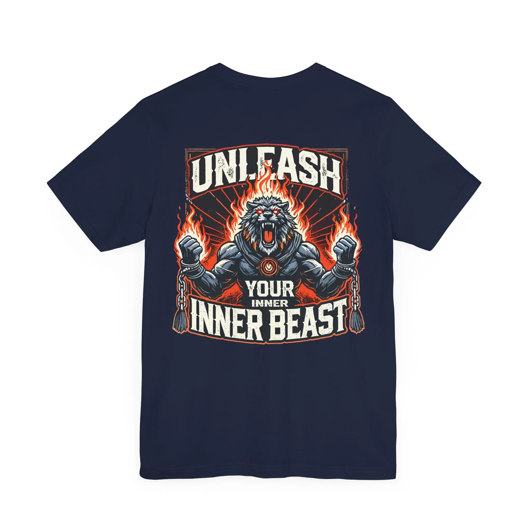 Unleash Your Inner Beast Inspirational Gym Shirt - Motivation for Your Workout - RISE SOVEREIGN