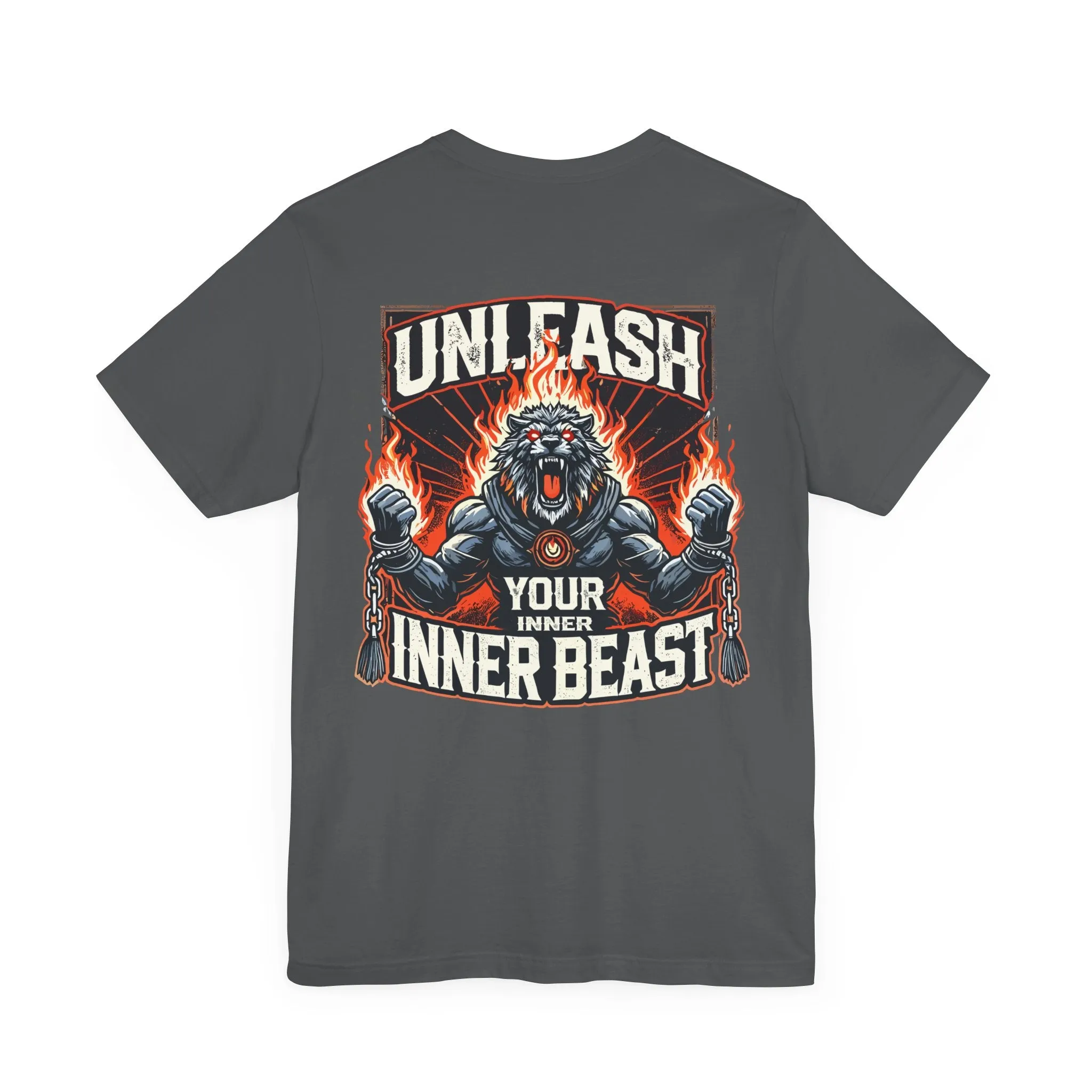 Unleash Your Inner Beast Inspirational Gym Shirt - Motivation for Your Workout - RISE SOVEREIGN