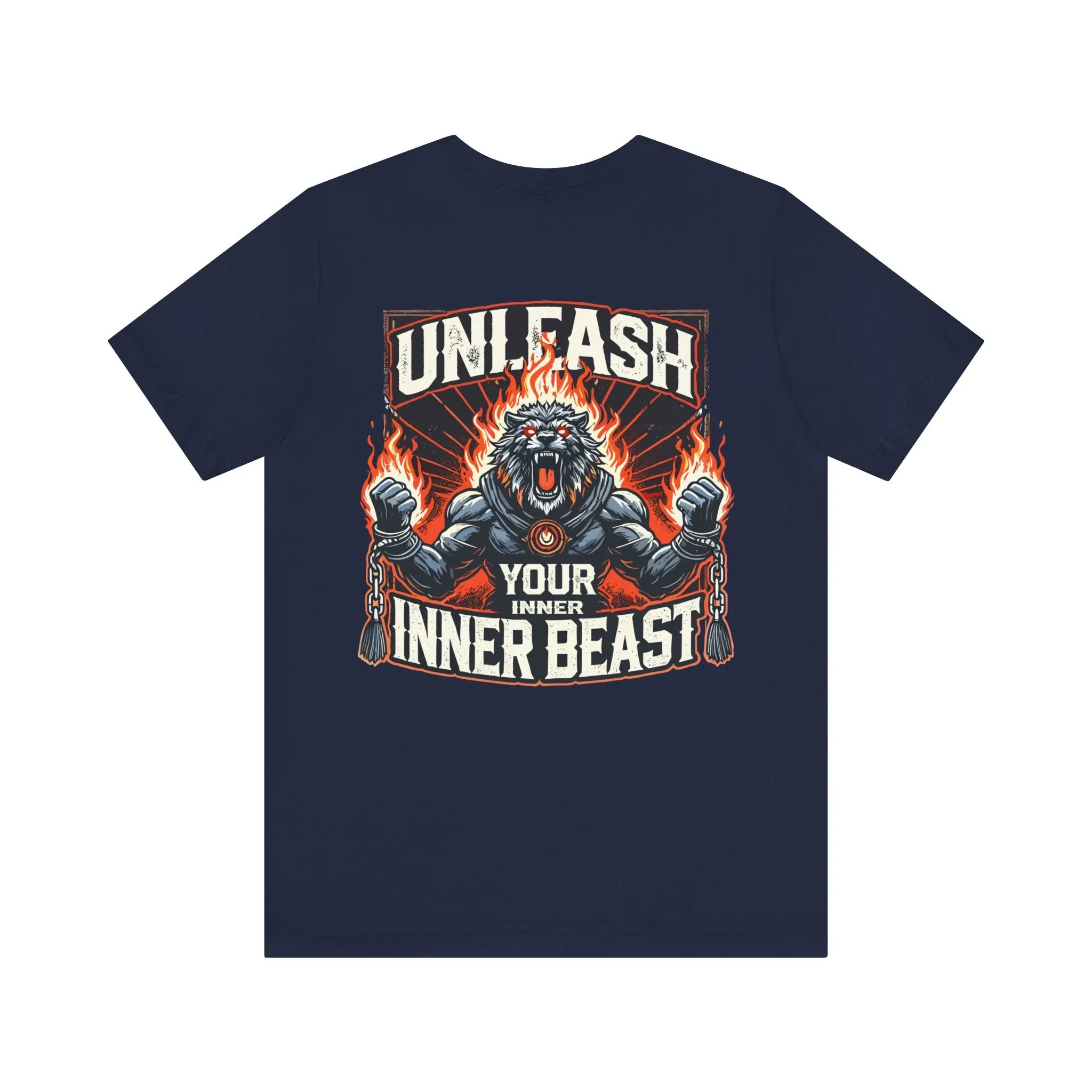 Unleash Your Inner Beast Inspirational Gym Shirt - Motivation for Your Workout - RISE SOVEREIGN