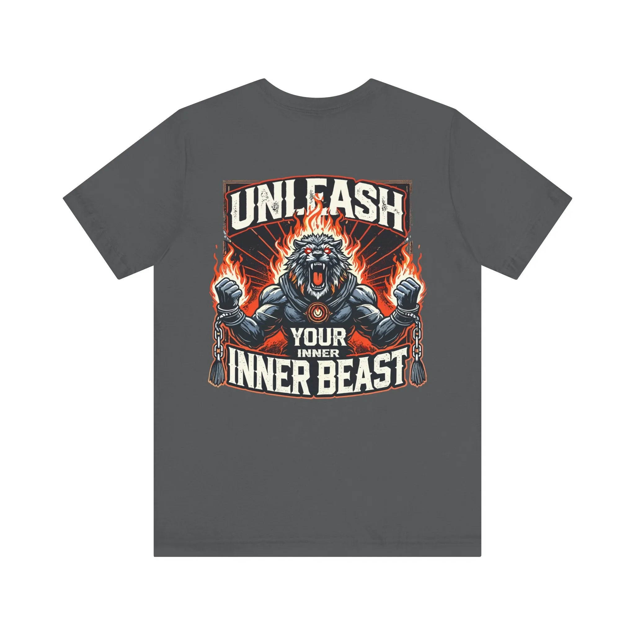 Unleash Your Inner Beast Inspirational Gym Shirt - Motivation for Your Workout - RISE SOVEREIGN