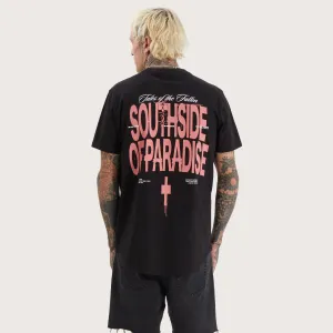 Untie Dual Curved Tee Jet Black