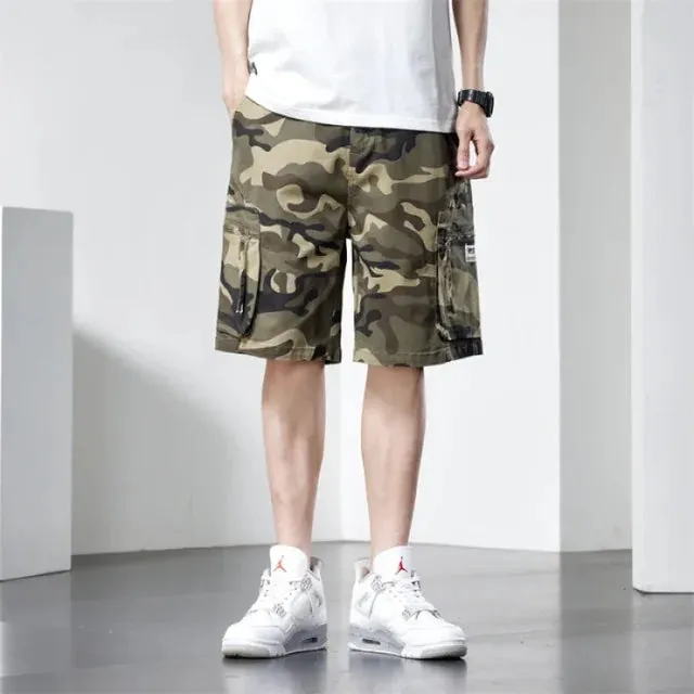 UrbanWarrior Camouflage Vintage Arbeitsshorts