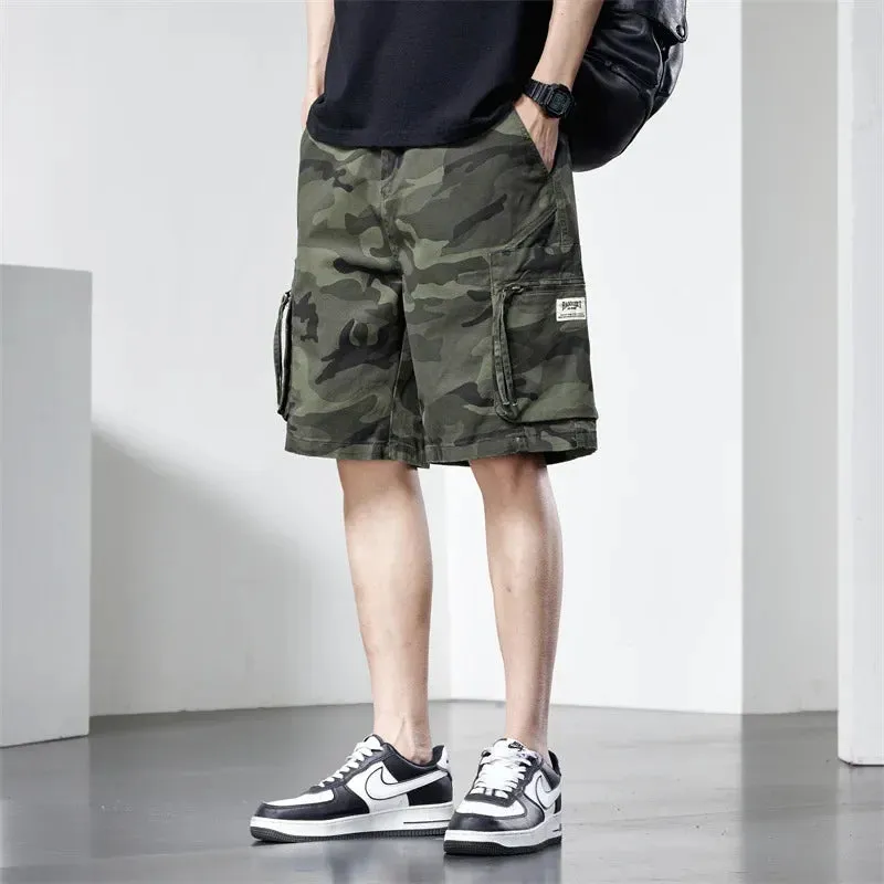 UrbanWarrior Camouflage Vintage Arbeitsshorts