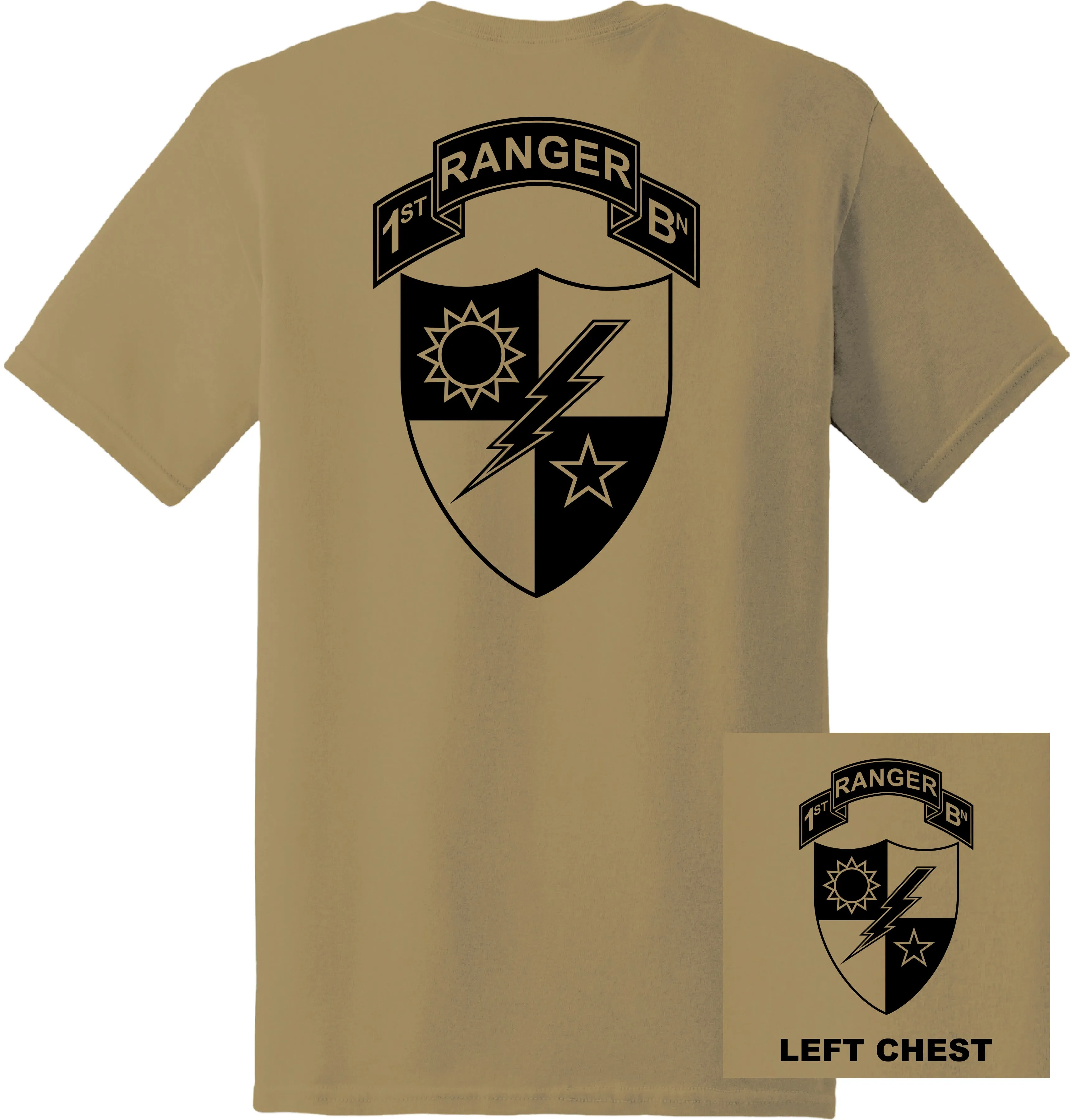 US Army - 1st Ranger Battalion T-Shirt