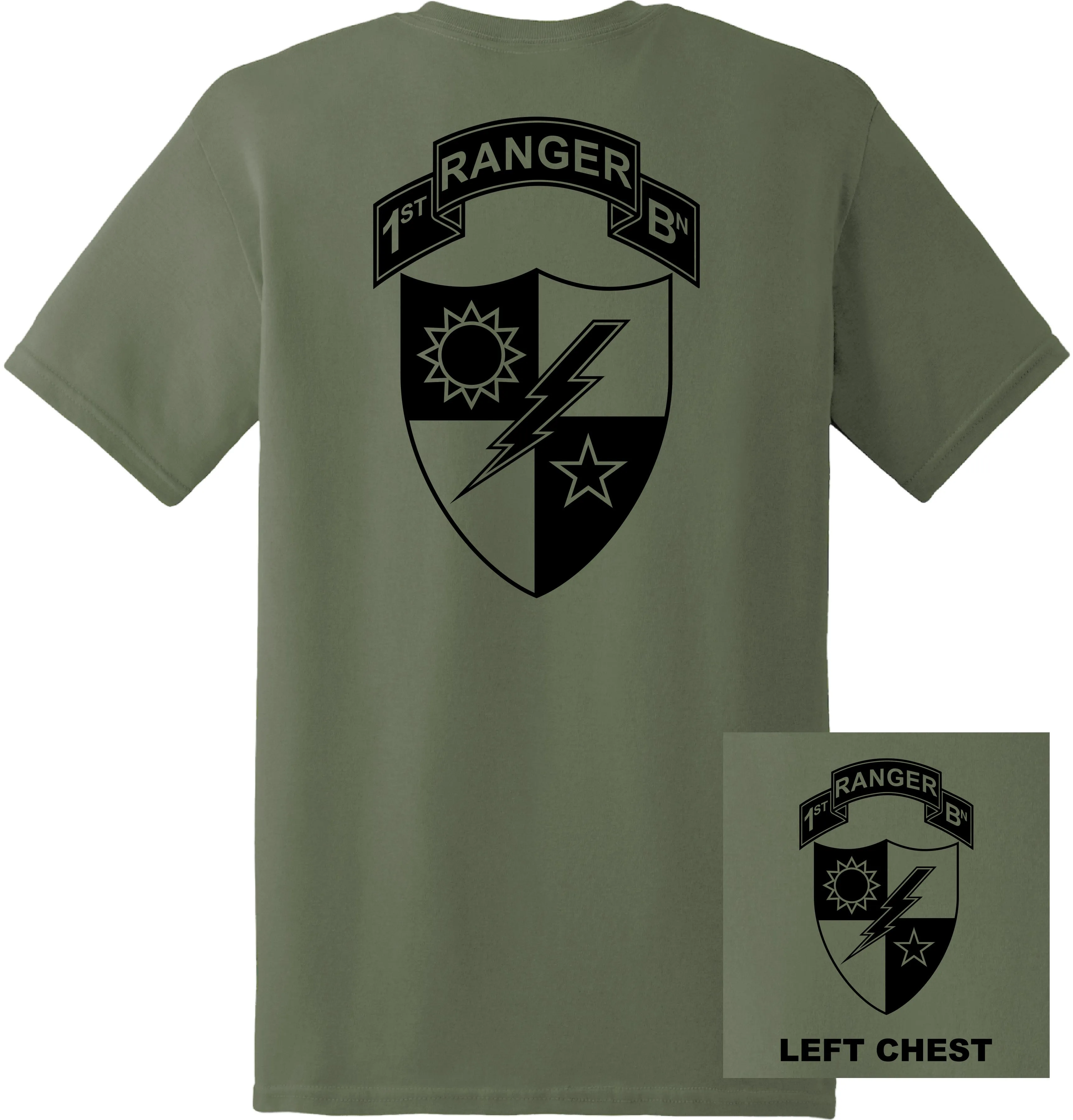 US Army - 1st Ranger Battalion T-Shirt