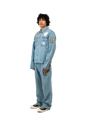 Varsity Denim Jacket