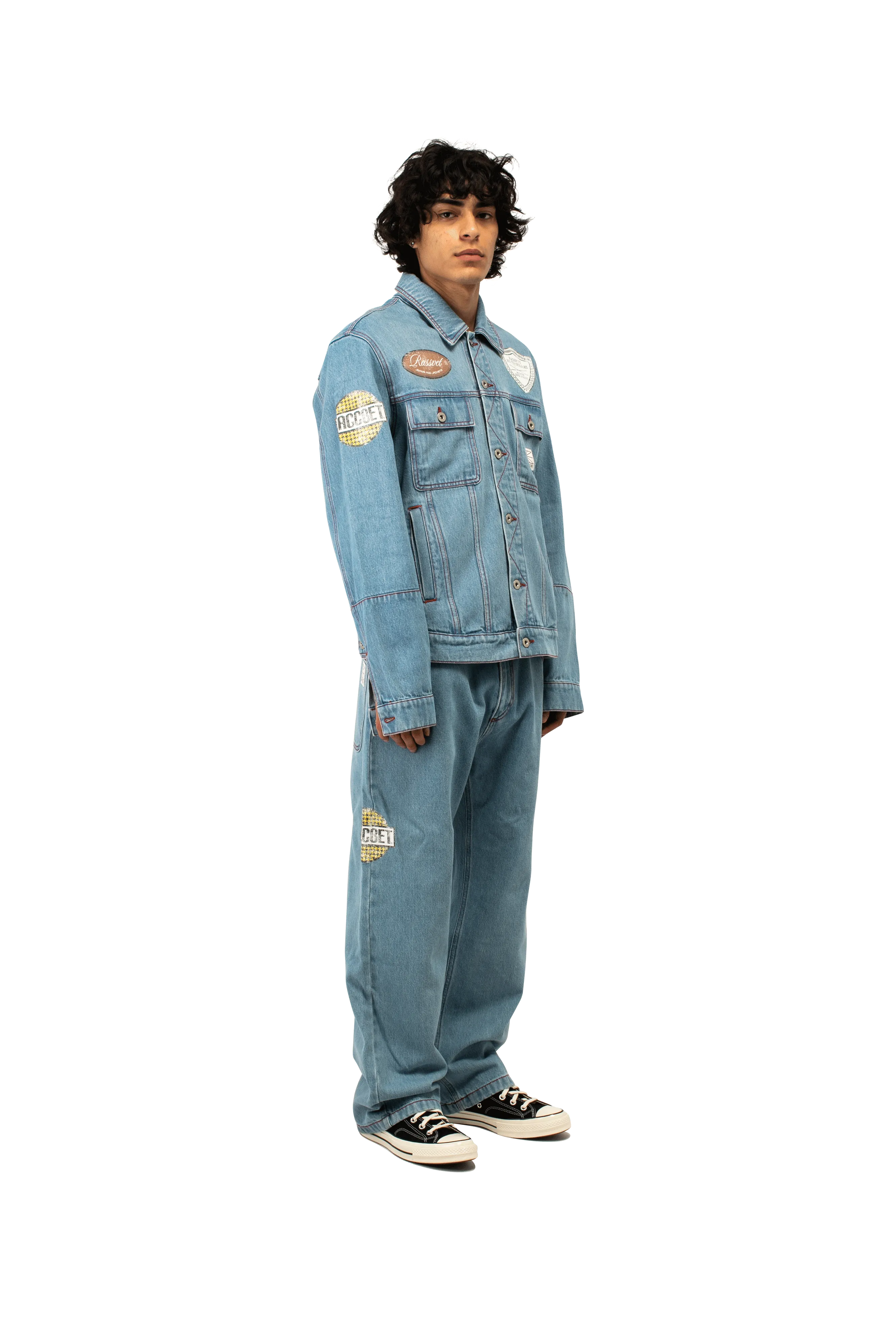 Varsity Denim Jacket