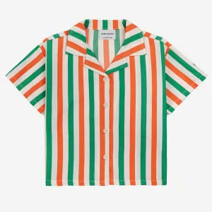 Vertical Stripes Woven Shirt by Bobo Choses