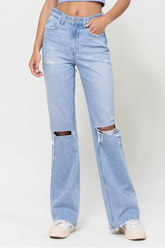 VERVET by Flying Monkey 90's Vintage High Rise Flare Jeans