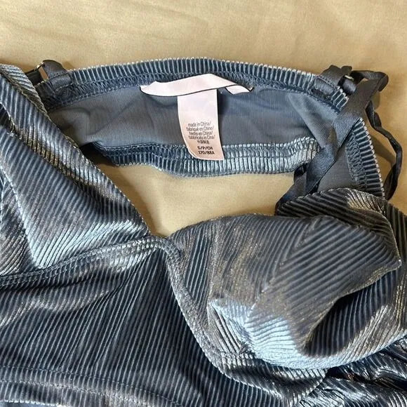 Victoria’s Secret PJ set blue velvet size Shorts and top