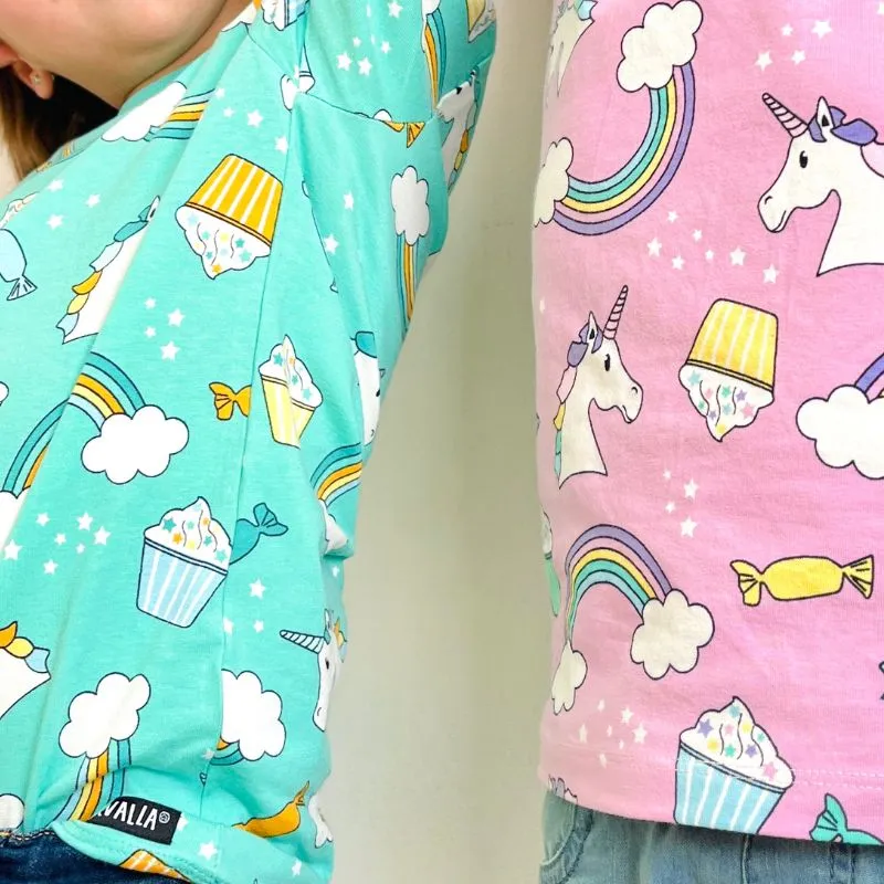Villervalla Kids Unicorn T-Shirt - Pear Green