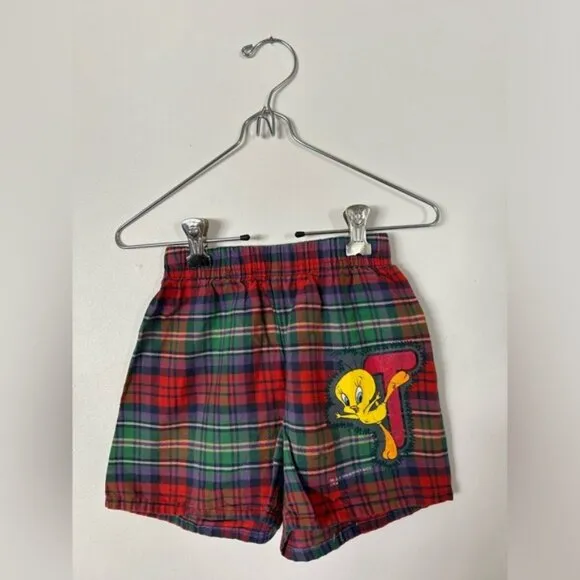 Vintage 1996 Warner Bros Tweety Shorts