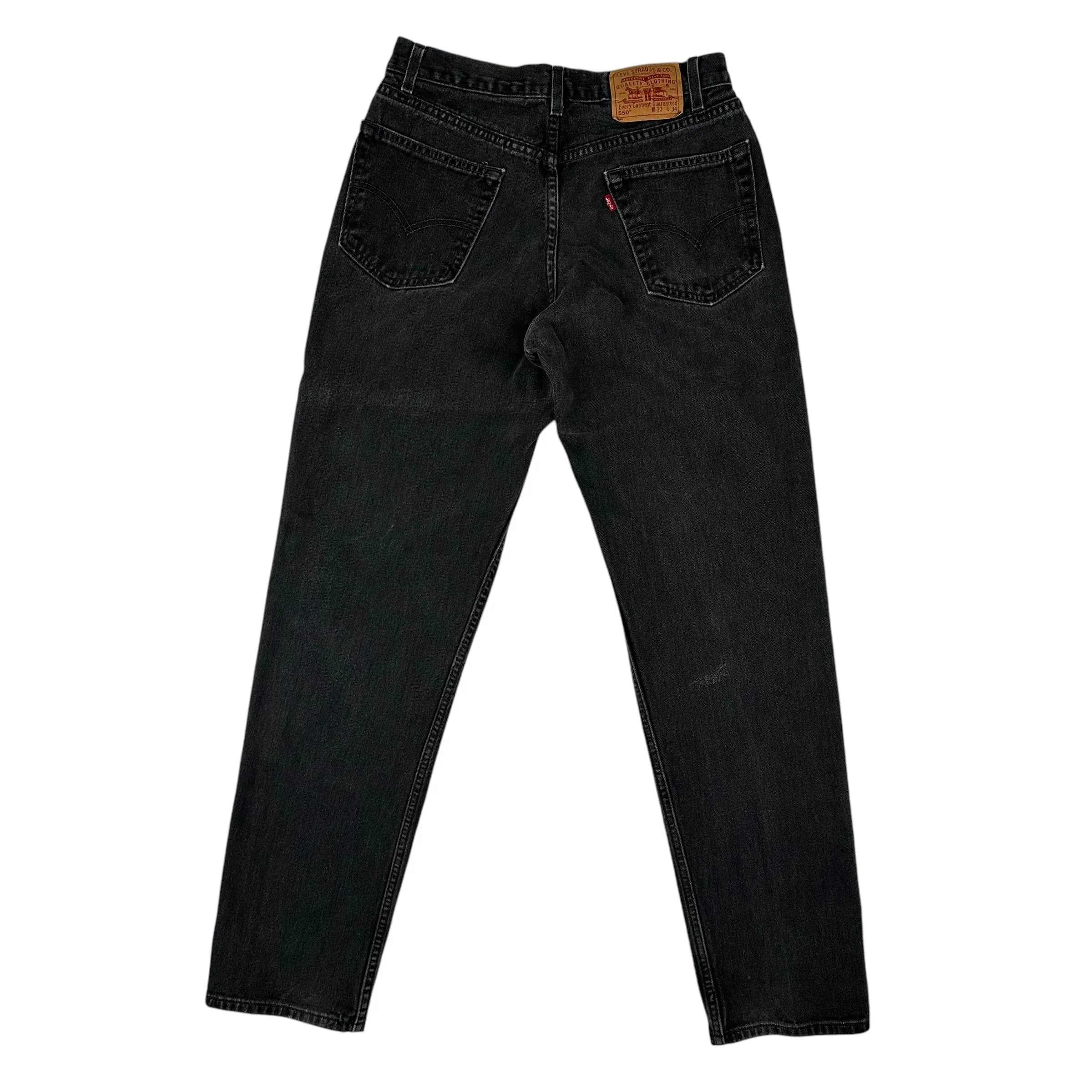 Vintage 550 Levi's Black Jeans - 33"