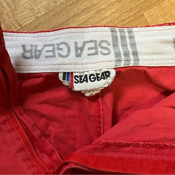 Vintage 80s Seagear cotton high waisted shorts
