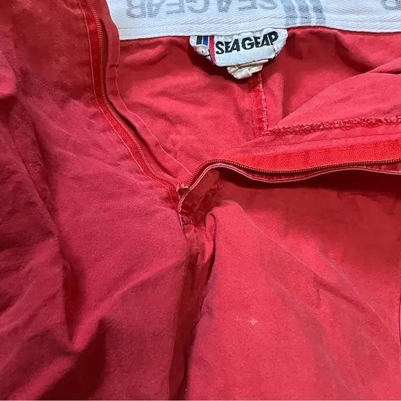 Vintage 80s Seagear cotton high waisted shorts