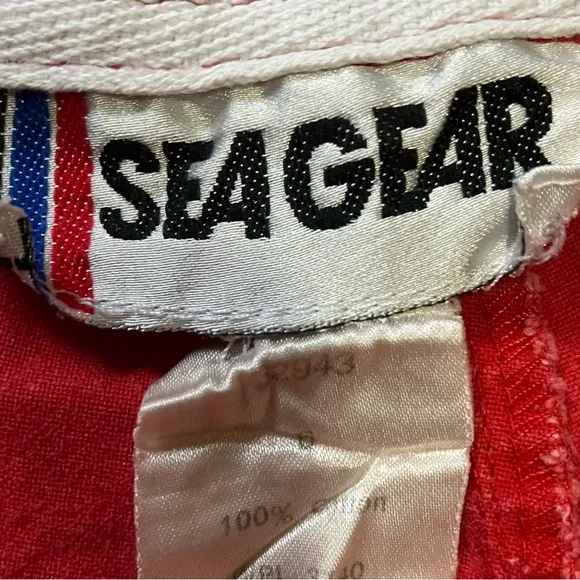 Vintage 80s Seagear cotton high waisted shorts