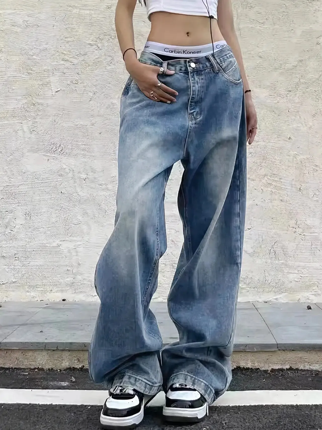 Vintage Baggy Jeans For Women