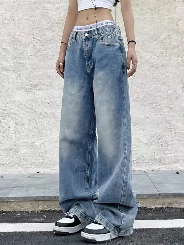 Vintage Baggy Jeans For Women