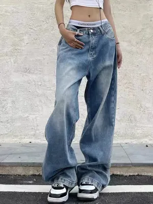 Vintage Baggy Jeans For Women