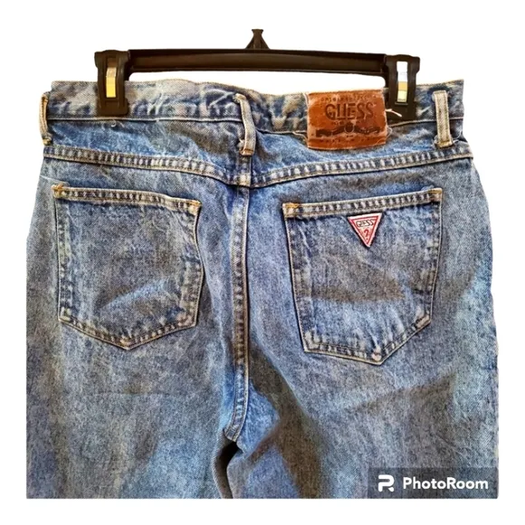 Vintage Guess Button Fly Jeans Size 2 80s Made in USA Style 10115