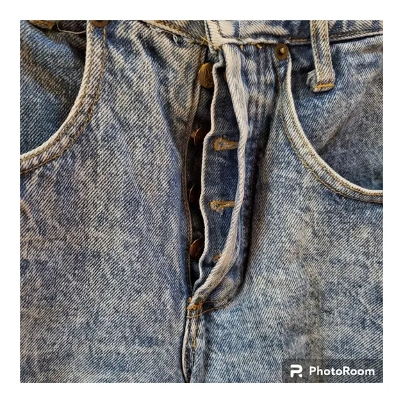 Vintage Guess Button Fly Jeans Size 2 80s Made in USA Style 10115