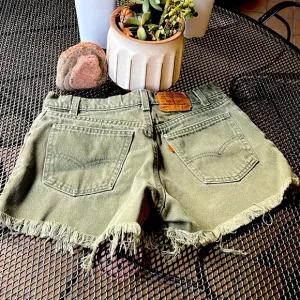 Vintage Levi 560 cutoff shorts