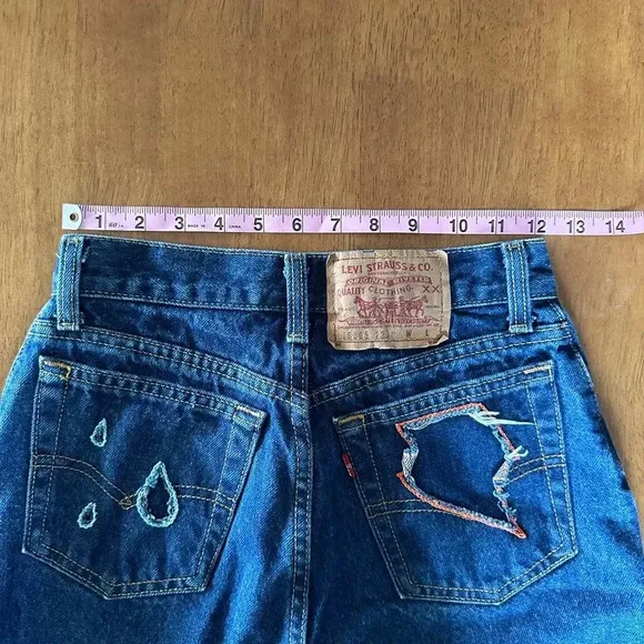 Vintage Levi Jeans Custom Pocketed 505s