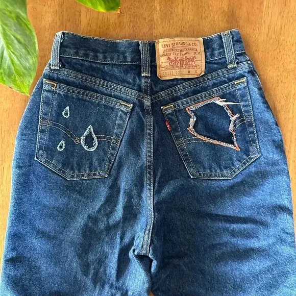 Vintage Levi Jeans Custom Pocketed 505s
