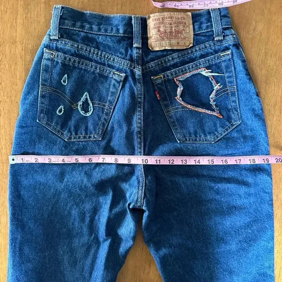 Vintage Levi Jeans Custom Pocketed 505s