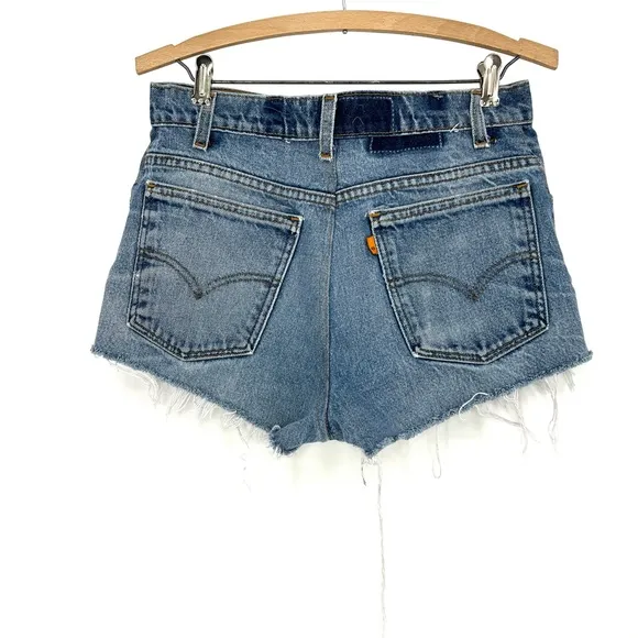 vintage Levi’s denim shorts orange tab cutoffs