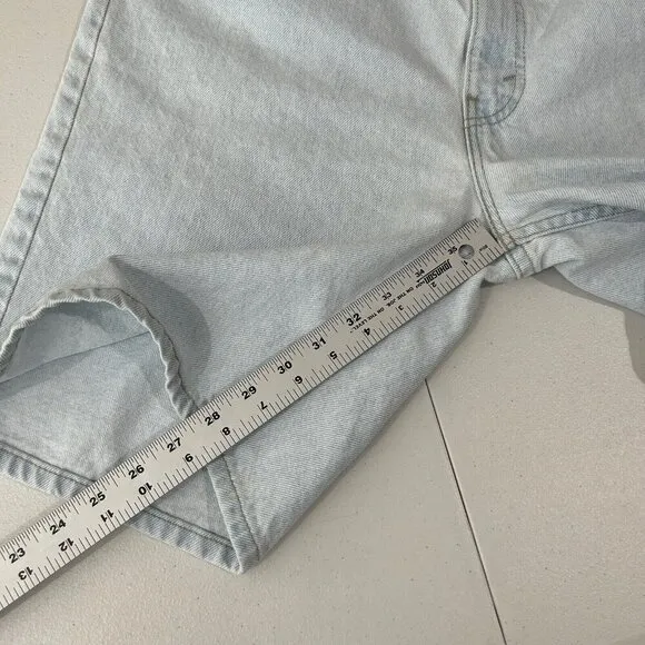 Vintage Levi's Womens Shorts 38 Blue 505 Orange Tab Relaxed Fit Jean Denim Basic