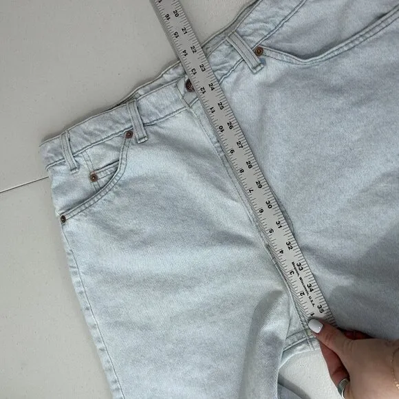Vintage Levi's Womens Shorts 38 Blue 505 Orange Tab Relaxed Fit Jean Denim Basic