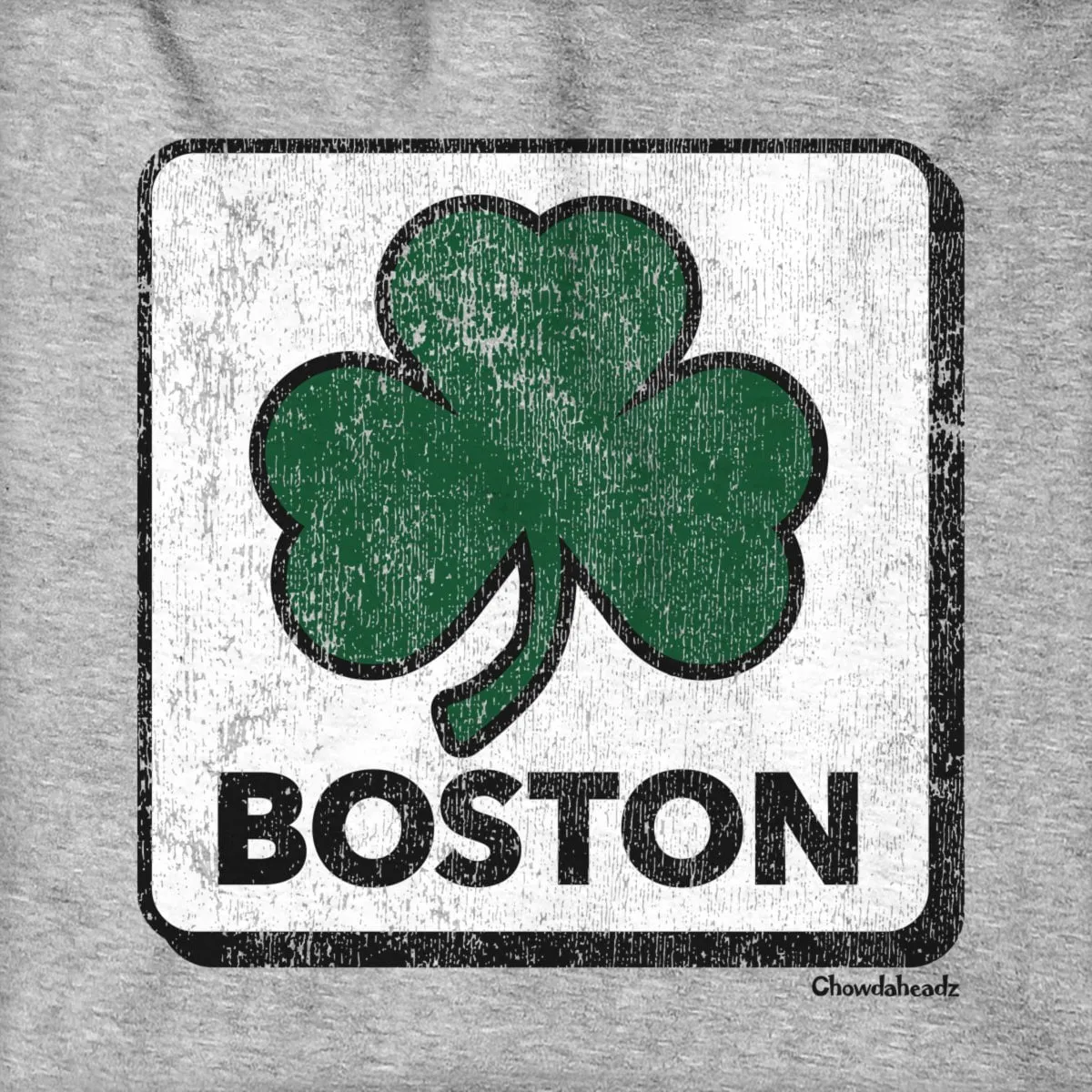 Vintage Shamrock Sign Hoodie