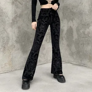 Vintage Suede Embossed Trousers UB3473