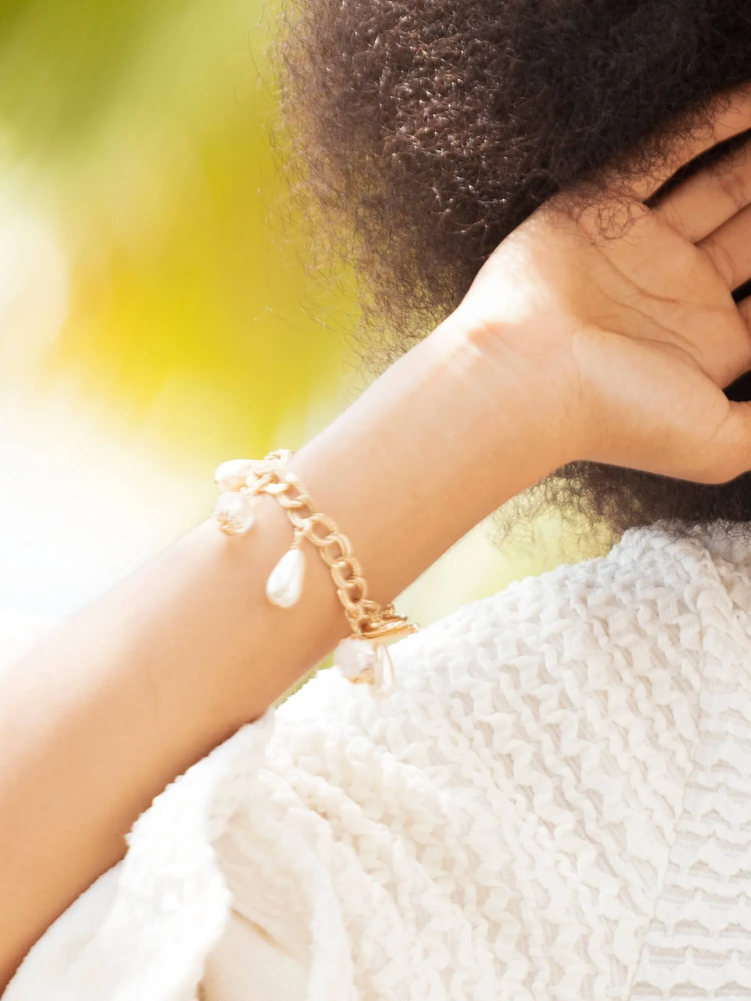 Vintage Teardrop Pearl Bracelet