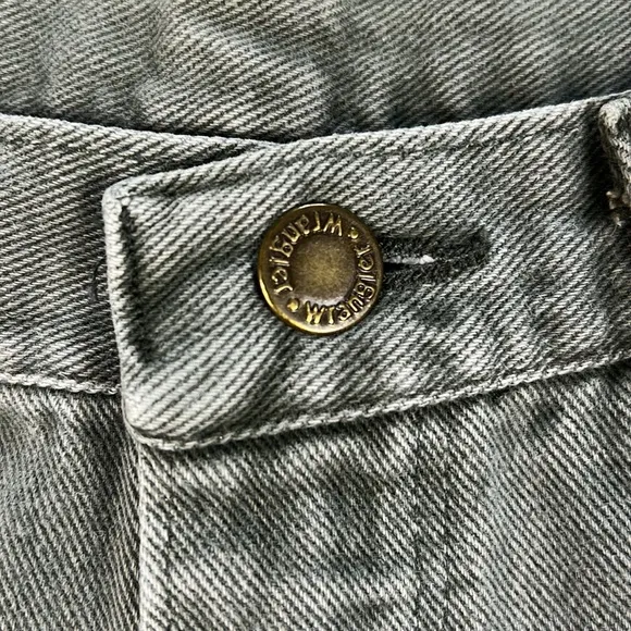 Vintage Wrangler Denim Olive Green, Jean Shorts, Bermuda length